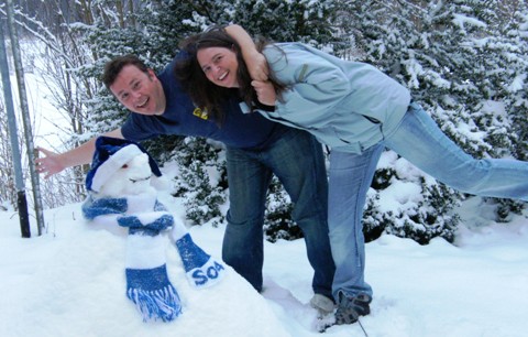 ... unser S(04)chneemann :-) ... unser S(04)chneemann :-)