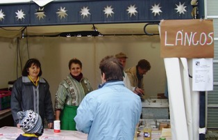 Langos-Verkauf