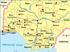 Lagos liegt im S&uuml;dwesten von Nigeria